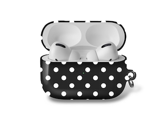 Polka Dot AirPods Case – glänzende Schutzhülle