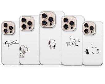 Snoopy Handyhülle, matte TPU Gel-Abdeckung