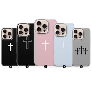 Cross Phone Case Cover for iPhone 16 15 14 13 12 11 Pro Max, Samsung S25 S24 S23 S22 Ultra, Pixel 9 8 TPU Gel