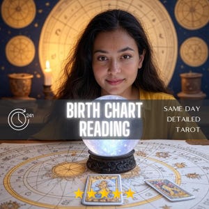 Leitura do Mapa Astral na Mesma Hora | Astrologia Personalizada do Mapa Natal | Visão Profunda da Vida e do Amor | Orientação Rápida e Precisa da Alma