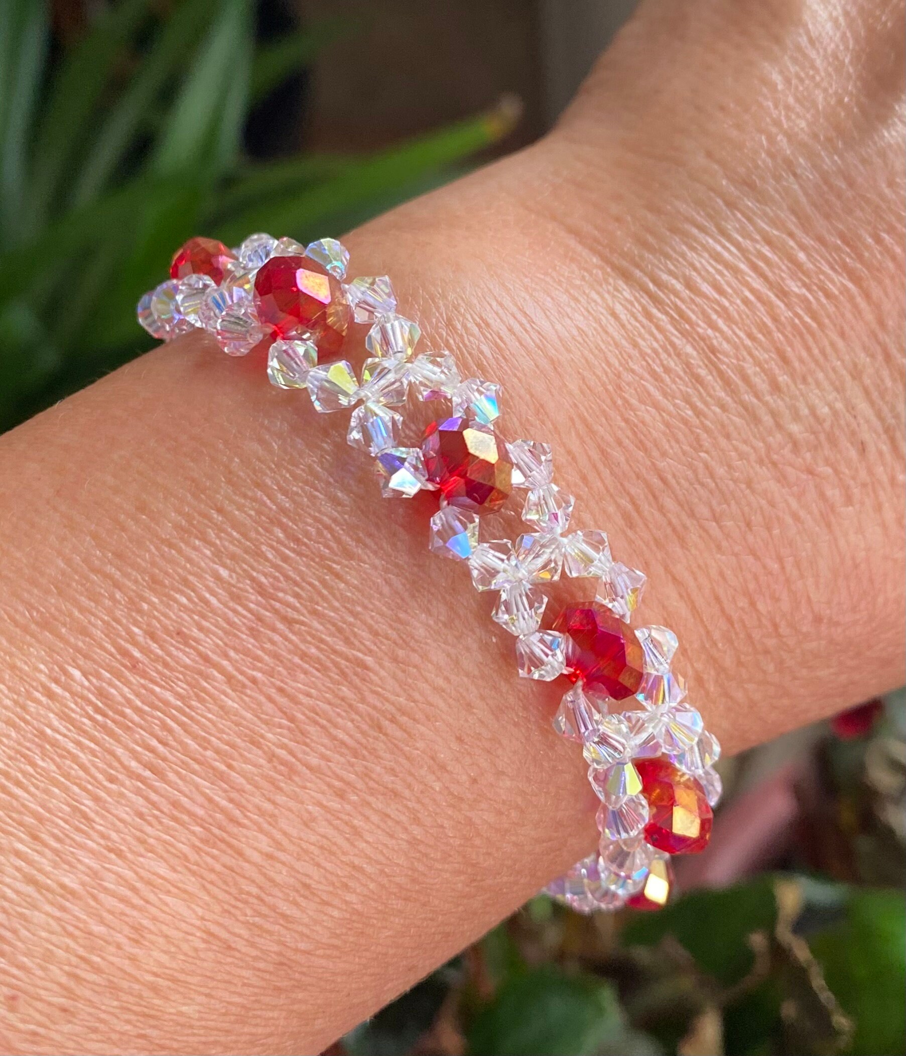 Amethyst Swarovski Crystal Bracelet – Lilys Cocoon
