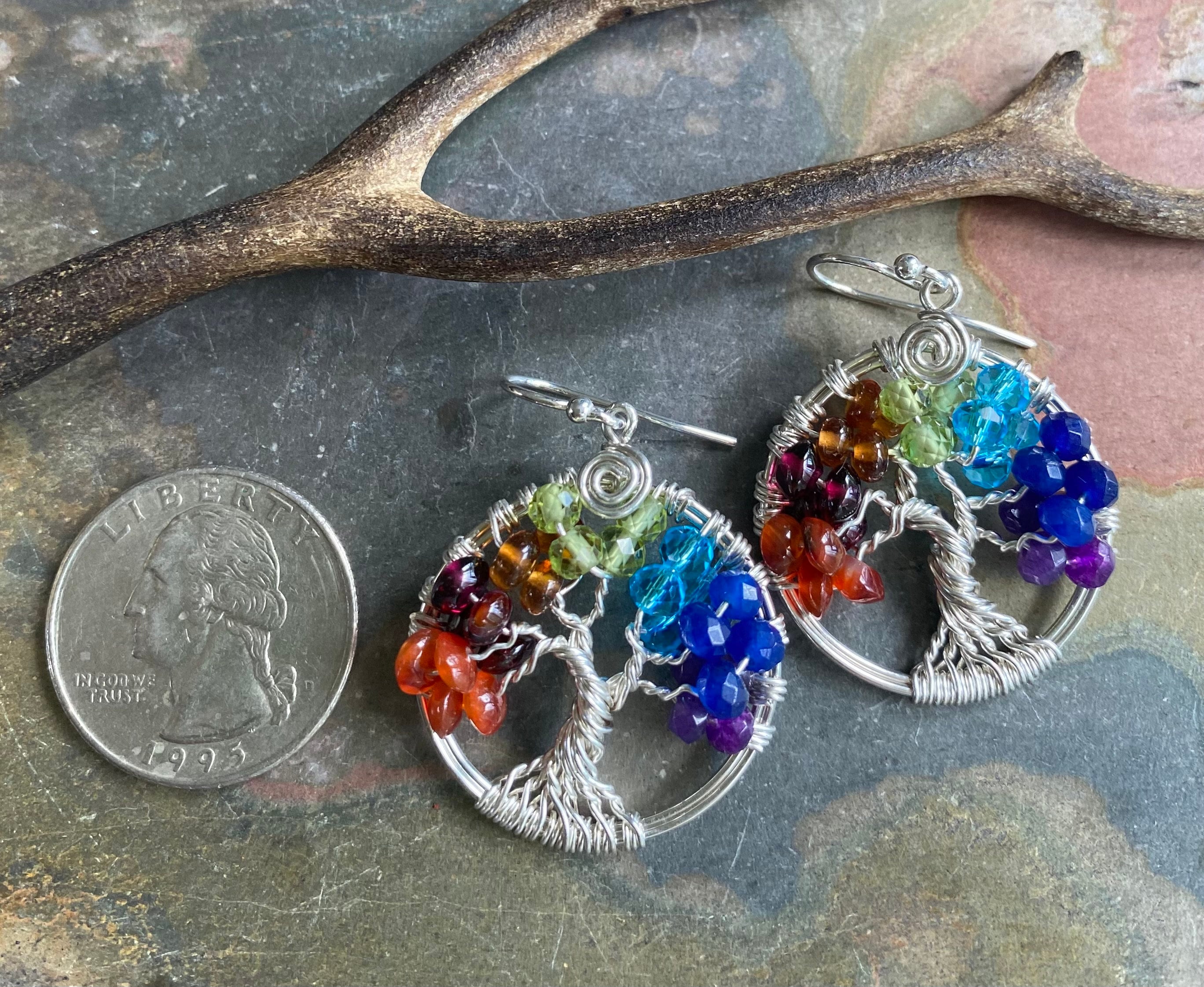 Rainbow Chakra Tree of Life Necklace – The Wistful Woods