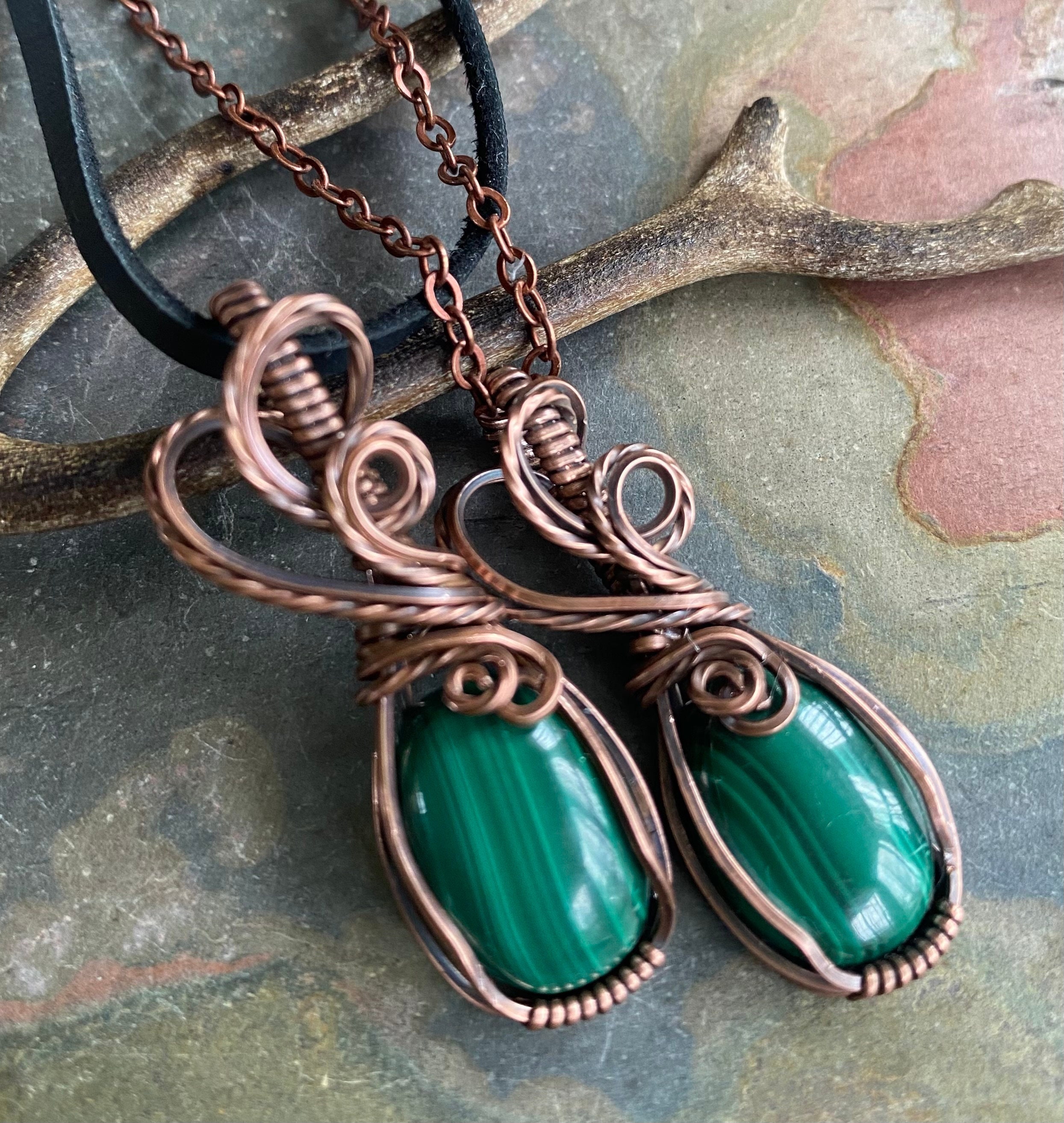 Green Malachite Necklace