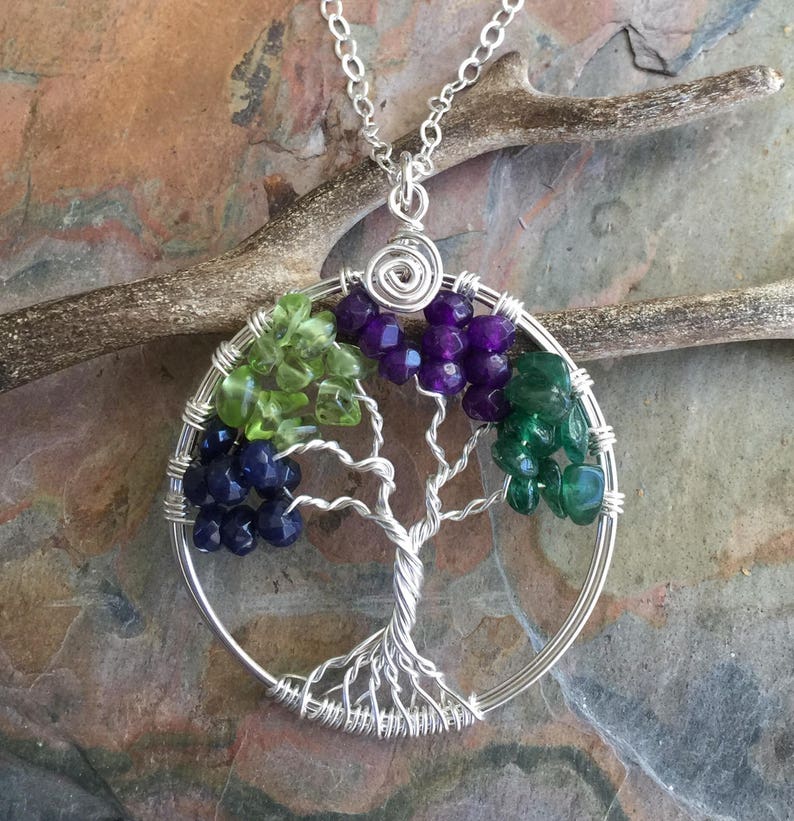 Family Tree of Life Necklace in Antiqued Coppercustom Tree of Etsy