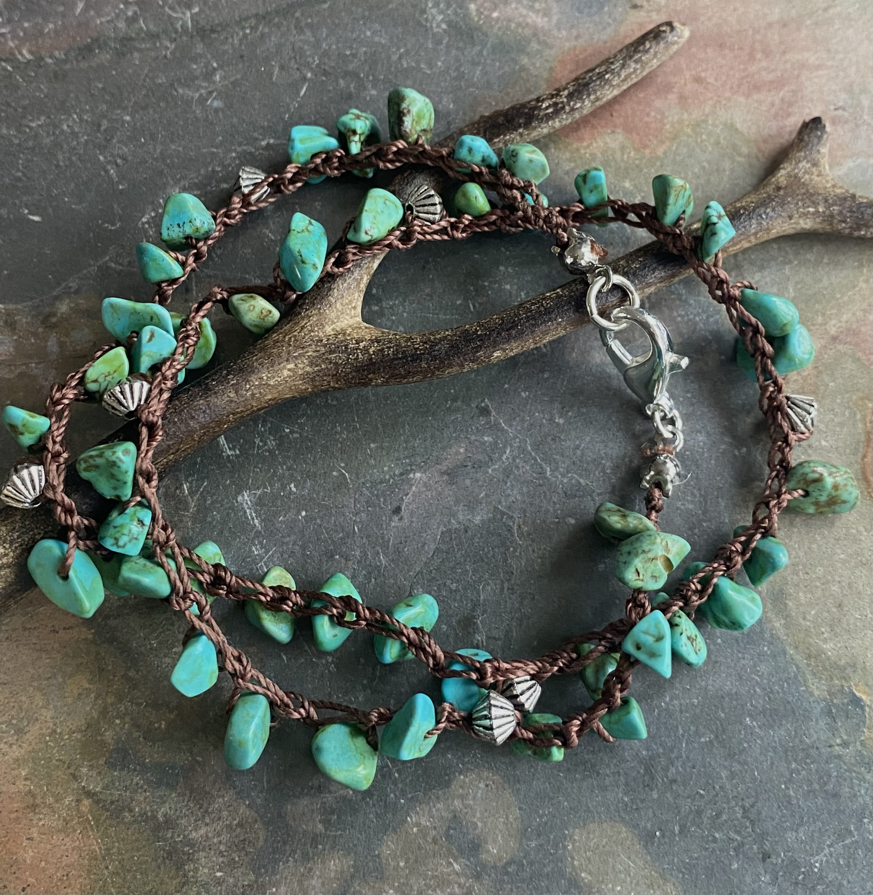 Turquoise birthstone bracelet online