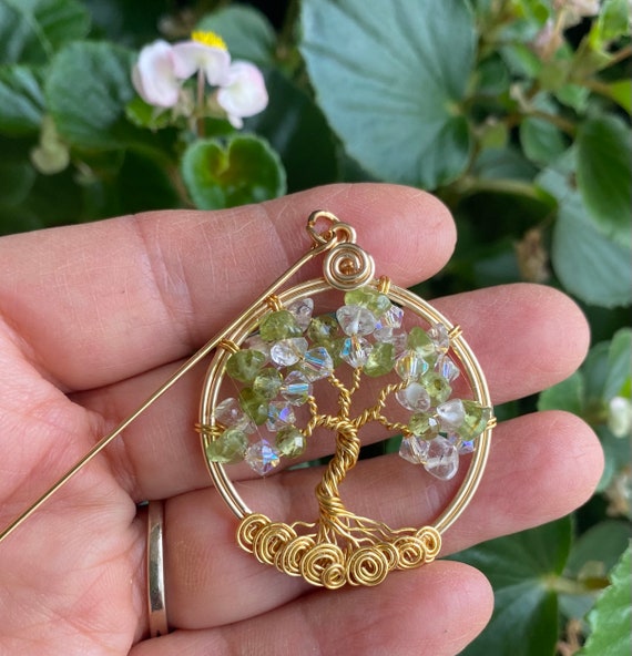 Tree of life brooch deals pin