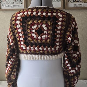 Made to Order  Crochet Cropped Sweater