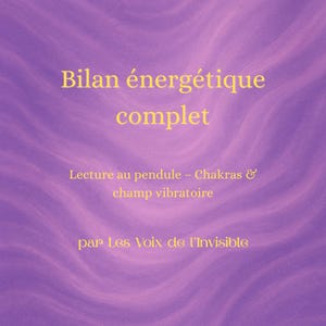 Complete Energy Assessment - Chakra Analysis and Vibrational Rate with Pendulum - Distance Energy Healing - Subtle Body Rebalancing