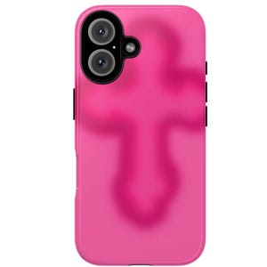 Pink Airbush Cross Protective phone Case