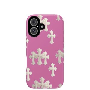 Pink Cross Protective phone Case