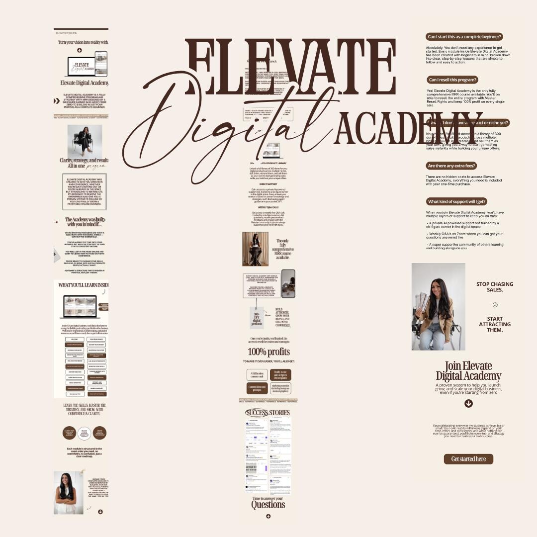 Elevate Digital Academy With Full MMR and PLR New Digital Marketing ...