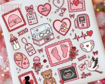 Nicu Nursing Png, Coquette Nurse Valentine Png, NicuNurse Gift Png, Nurse Png Downloadable, Nursepng Design, Nicu Nurse Life Png