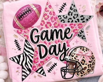 Gameday Football Png, Pink Football, Girly Football Png, Coquette Football Png, Touchdown Season Png, Football Touchdown Png, Football Bow