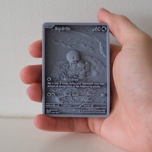 Squirtle - Pokémon 151 - 3D Card