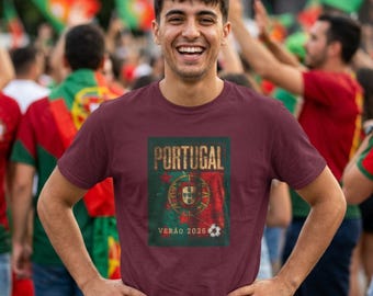 Portugal World Cup 2026 Shirt: Portuguese Flag Tee - Vintage Soccer Fan Top Summer Tournament Outfit Portugal Gift Football Match Day Tshirt