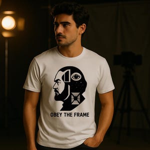 Film Director Shirt Graphic Tee For Movie Buffs Kubrick Inspired T-Shirt Gift For Him Cinephile T-Shirt Birthday Gift For Film Fan Art House