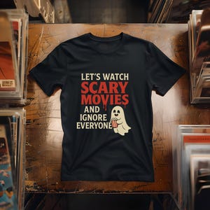 Funny Halloween Movie Ghost T-Shirt: Spooky Season Horror Tee