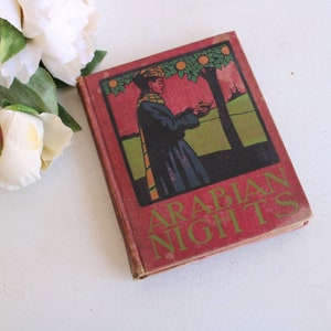 Vintage Antique 1890s Book, &quot;Arabian Nights&quot;  Henry Altemus, Illustrated