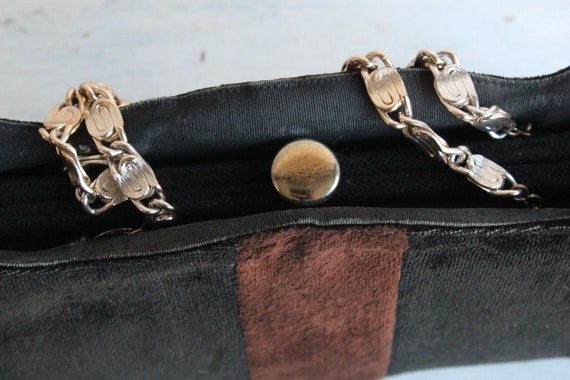 Vintage 1970s Purse, Neusteters Black And Brown V… - image 6