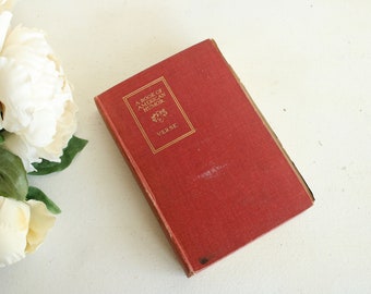 Livre vintage des années 1900, A Book of American Humorous Verse, Poetry, Duffield & Company