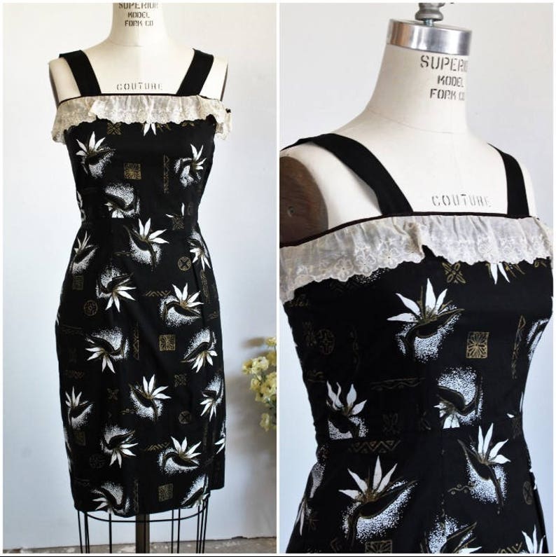 tiki wiggle dress