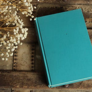 Vintage 1940s Book, "Commodore Hornblower", C.S. Forester, First Edition, Little Brown and Company, Teal Blue Clothbound