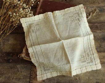 ヴィンテージ 戦時中 女性用ハンカチ レトロ ホームフロント ハンカチ