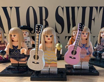 Taylor Swift Eras Tour Custom Minifigures (in various stage outfits)