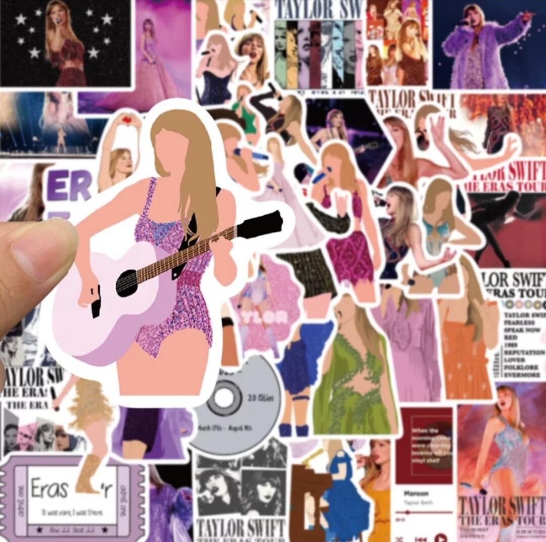 Taylor Sticker Pack (5pcs), Singer Stickers, Taylor Fans, Swiftie ...