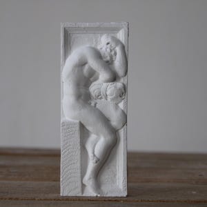 Greek Man Plaster Relief