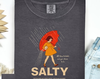 Vintage Salty Girl Shirt: Retro Sassy Summer Tee