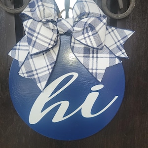 Wooden Office Door Hanger – Customizable Office Sign – Rustic Wood Door Decor – Work From Home Door Sign – Professional Workspace Decor