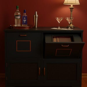 Upcycled 1955 Stereo Cabinet – Fully Functional Vintage Charm