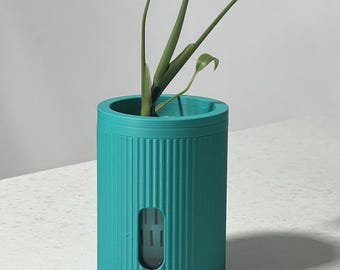 Modern Self-Watering Plant Pot: Edené Micro Semi-Hydroponic Planter for LECA or PON 10 Colours