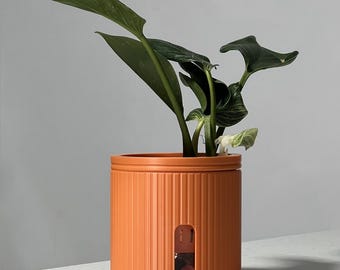 Modern Self-Watering Plant Pot: Edené Mini Semi-Hydroponic Planter for LECA or PON 14 Colours