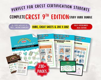 CRCST Study Guide 2025: 9th Edition Sterile Processing & SPD Notes (PDF Download)