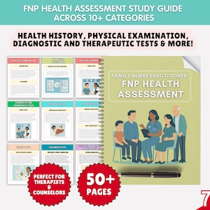 FNP Health Assessment Study Guide: Nurse Practitioner Clinical Notes (PDF File)