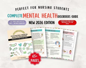 Studiegids psychiatrische geestelijke gezondheidszorg, 10+ onderwerpen, 65+ pagina's met hyperlinks (pdf)