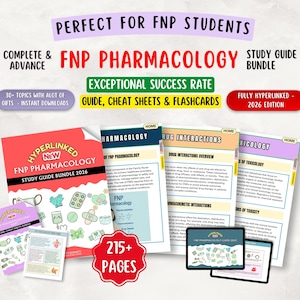 FNP-farmacologiebeoordeling: studiegids voor verpleegkundigen en oefenvragen (hyperlinked) 2026 (pdf-bestand)