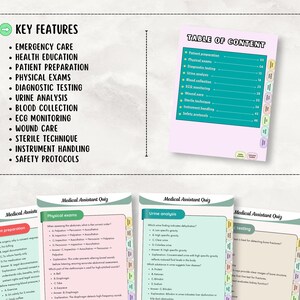 Medical Assistant Study Guide Bundle, Hyperlinked CMA/MA Exams (PDF Download) image 6