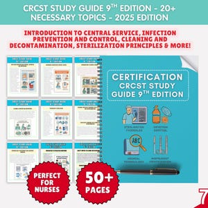 CRCST Study Guide 2025 – 9th Edition, Sterile Processing & SPD Study Notes, Surgical Instruments | CBSPD Tech Review
