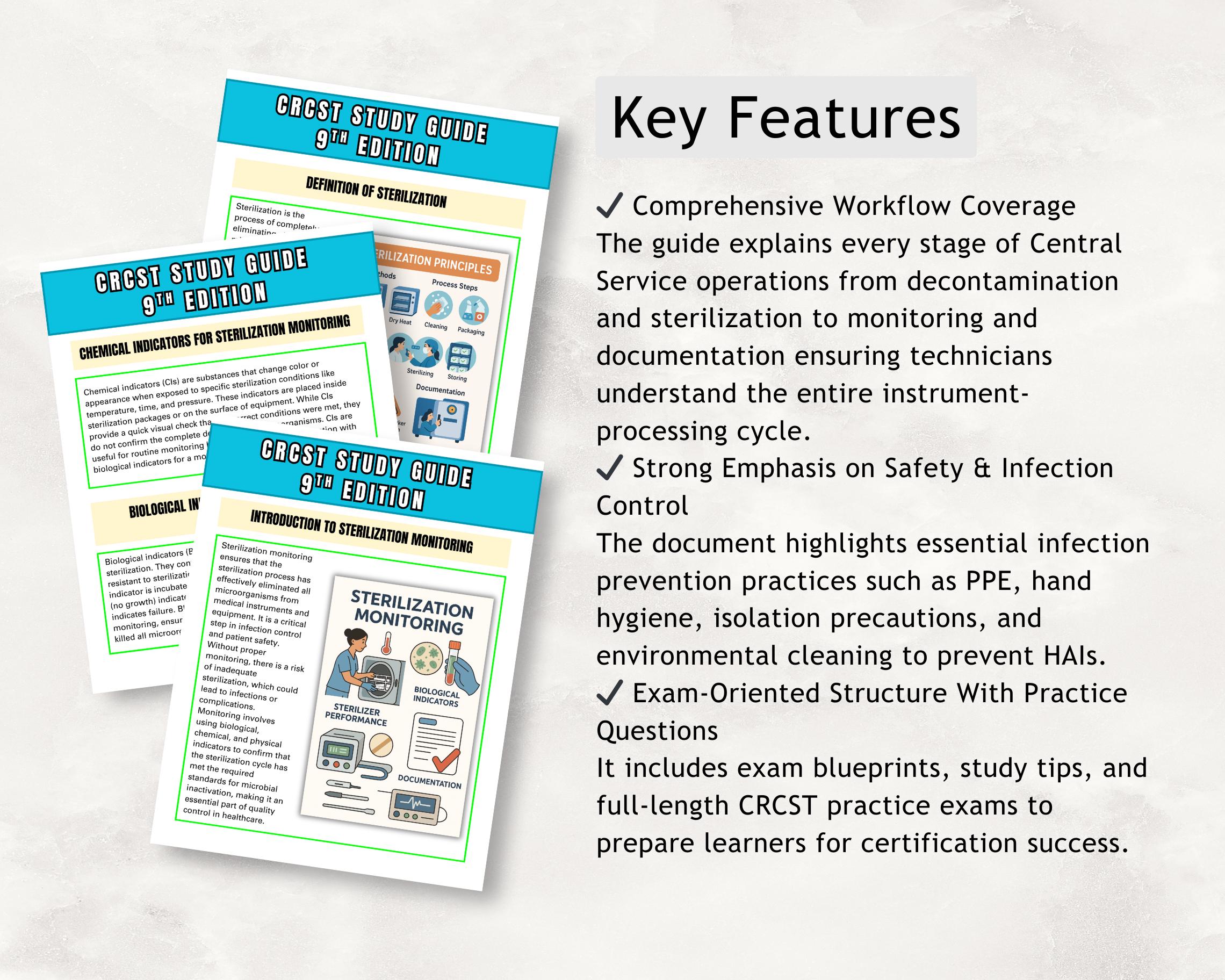 CRCST Study Guide 2025: 9th Edition Sterile Processing & SPD Notes (PDF ...