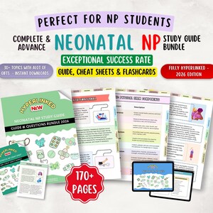 Guía de estudio, fichas y tarjetas didácticas para el programa de enfermería neonatal (PDF con hipervínculos, 2026)