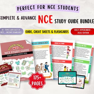 Studiegids examen NCE-counseling: gelinkte aantekeningen, proefexamens (pdf-download)