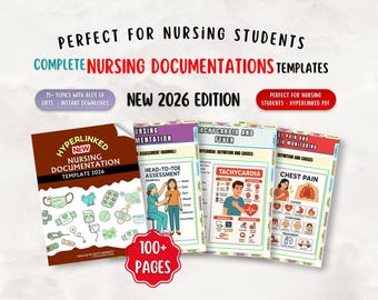 Nursing Documentation Template: Student Nurse Guide & Handoff Report (PDF Download)