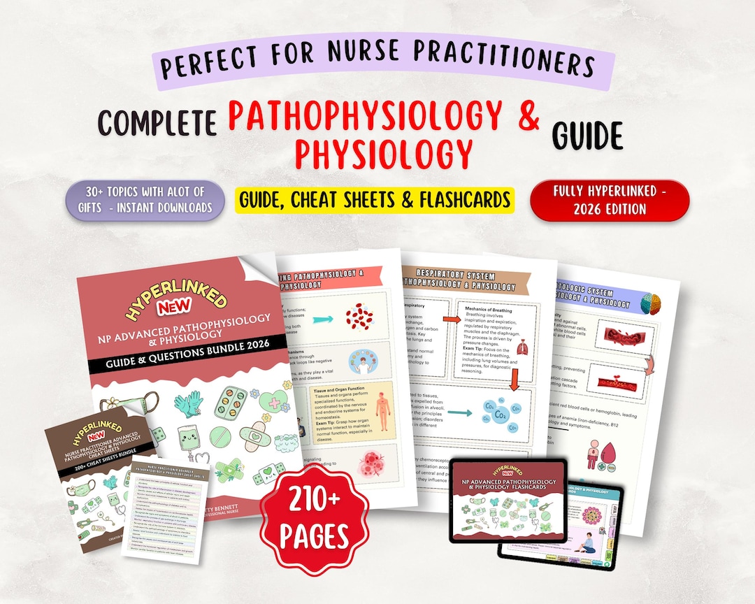 Nursing Pathophysiology Notes.pdf NP Pathophysiology & Physiology Guide, Nurse Practitioner Reference ...
