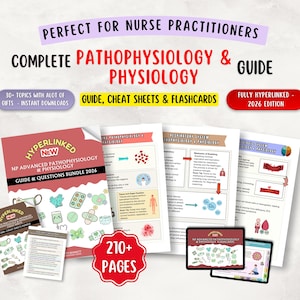 NP Pathophysiology & Physiology Guide, Nurse Practitioner Reference (2026 Edition) (Hyperlinked PDF)