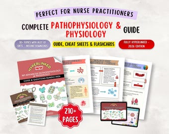NP Pathophysiology & Physiology Guide, Nurse Practitioner Reference (2026 Edition) (Hyperlinked PDF)