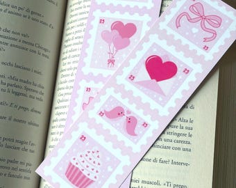 Segnalibro Memories Romance Rosa | Bookmark Bookish | Regalo per Lettori