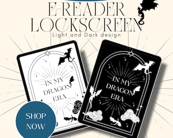 In My Dragon Era – Licht & Donker Design Kindle / e-Reader Screensaver | Directe digitale download EPUB